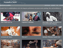Tablet Screenshot of leandrosoto.com